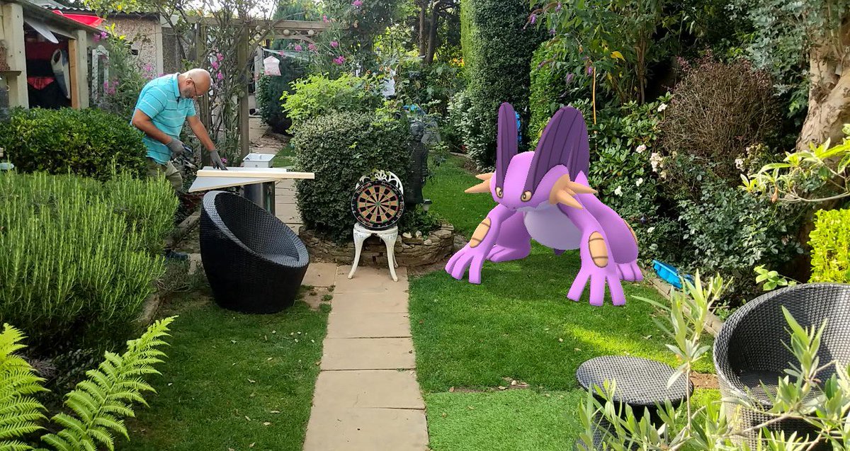 Hassan68539655's tweet photo. Mudkip marshtop &amp; swamput #GOsnapshot  #PokemonGOCommunityDay  #pokemongo #pokemon #wow #lake #naturalhabitat https://t.co/00jX9FPM9Y