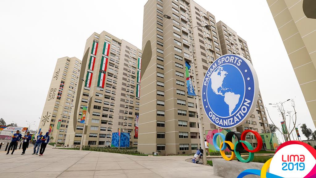 Lima2019Games's tweet photo. Today we had a closer view of our Pan American Village facilities. It has a fully equipped dining hall, a policlinic, common zones and it will accommodate athletes from the Americas who will share the best experiences here. #LetsAllPlay 😁✨ https://t.co/dv01UK6of0