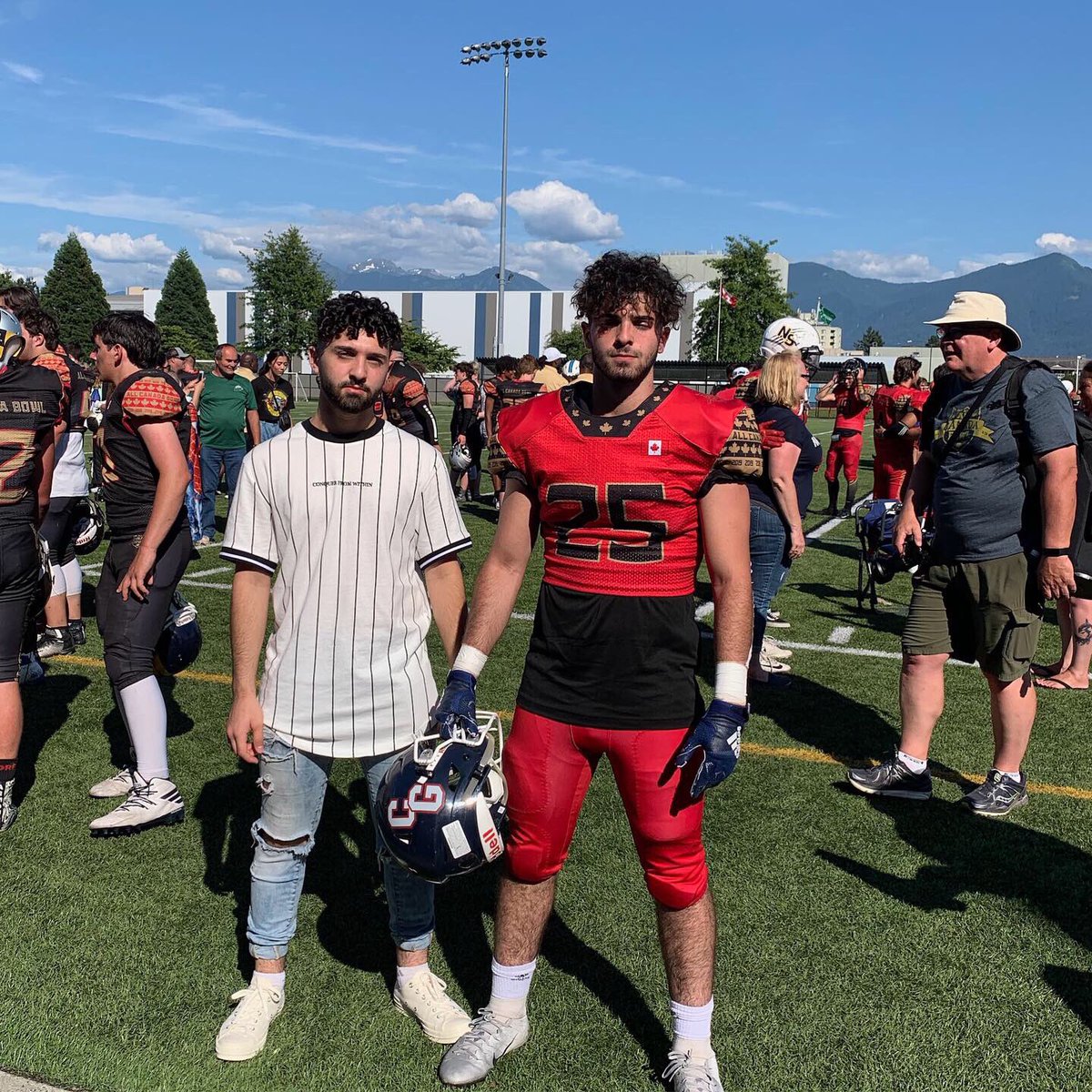 Had a fun time playing in the canada bowl game thanks to @BCBorderBowls
