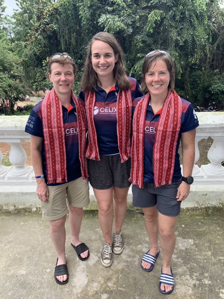 susie_bear6's tweet photo. Back in Kathmandu for some R&amp;R after our expedition......today though, a reception being welcomed by various Nepalese dignatories to a press conference to celebrate #OpOlympus achievements @hockey_4_heroes @AroraDesignLtd @NorrieDiseaseUK @chrishobson4 @gt_llp @ArchAtelierLtd https://t.co/x7Aa67wfnK