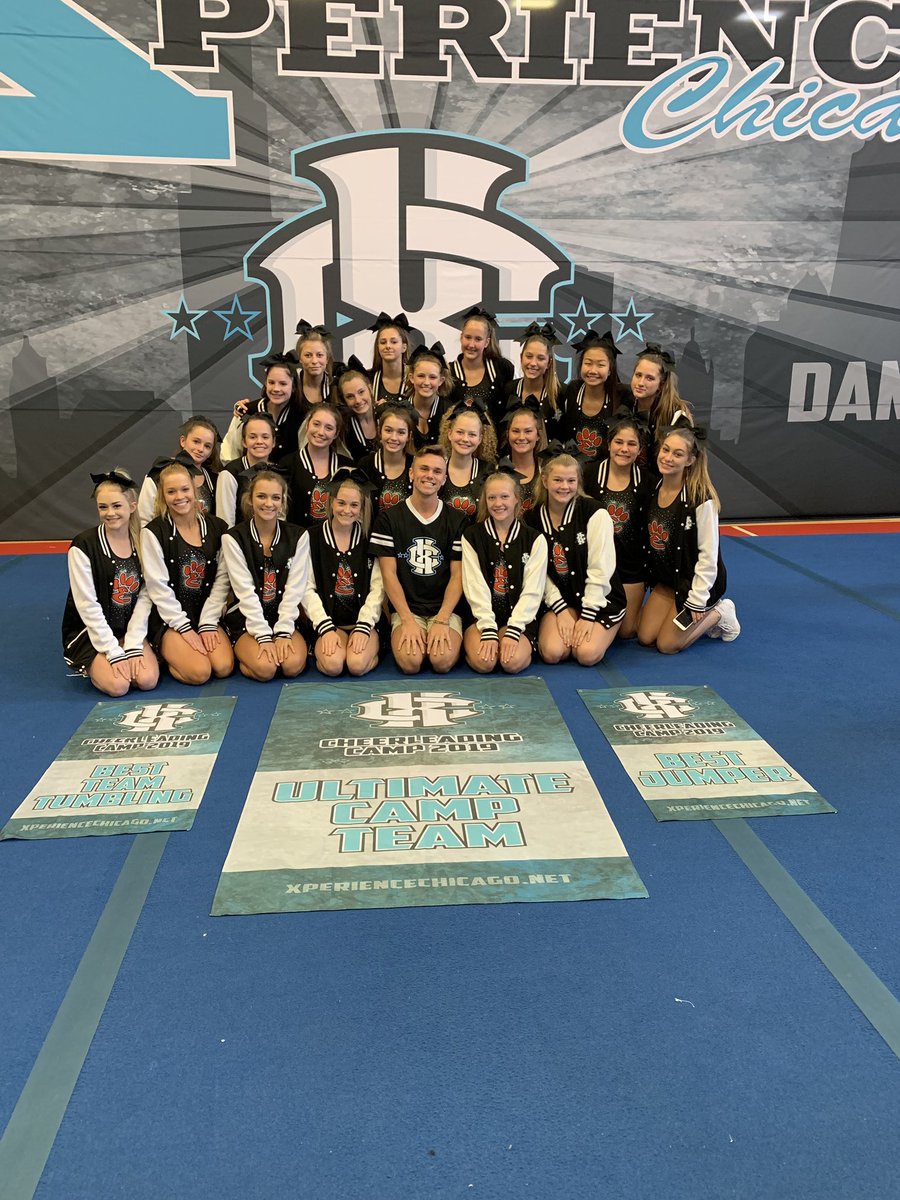 Coming home with the ultimate camp team title along with best team tumbling and Macy winning best jumper! Hard work pays off! #justthebeginning <a href="/teamXCupdates/">Xperience Chicago</a>