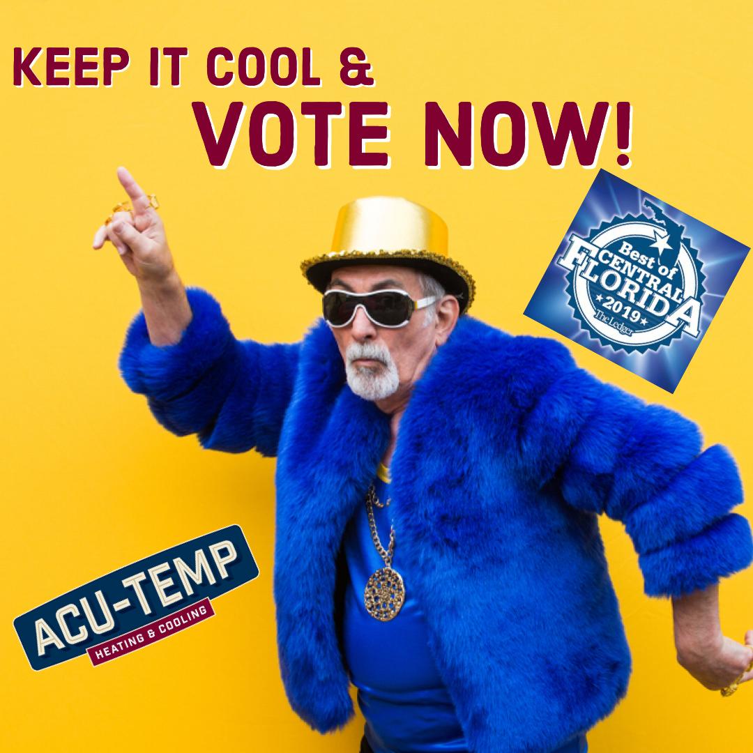 acu_temp's tweet photo. Help us keep it cool and win Best AC Company in Central Florida! Vote Now until Sun 8/4 at https://t.co/q6xjtiipvT under Services--> Heating &amp; A/C https://t.co/rDQIMrrH71