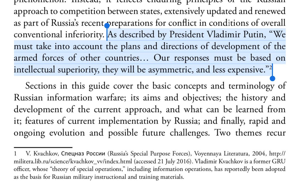 2/ CHEAP TRICKS: Aside from the usual tyrannical blather about intellectual superiority, the bottom line: information warfare is cheap.