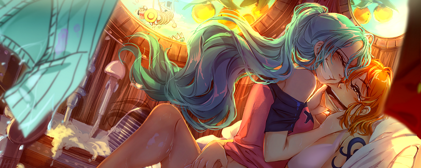 Nami x Vivi - Stains, tangerines and ropes Check out my Pixiv and Patreon. ...