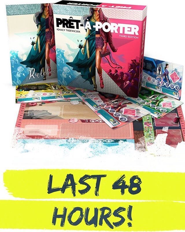 Last stretch goal has been revealed. The Race - a new scenario to the game! Check out the details at our KS page for Pret-a-Porter! #boardgames ift.tt/32BoAgh