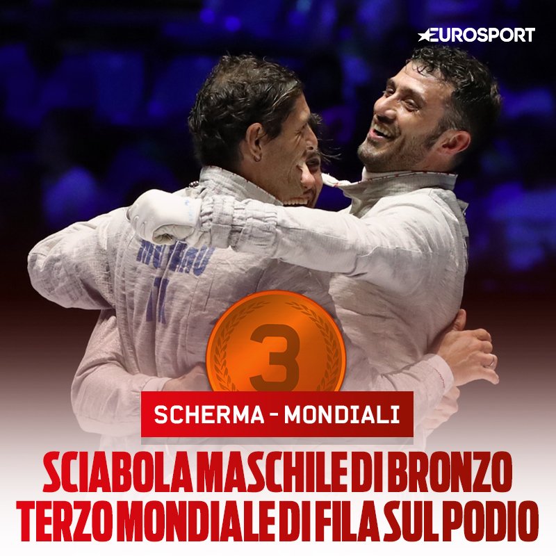 Tre podi in tre Mondiali consecutivi per la sciabola maschile: applausi per i nostri Luca Curatoli, Luigi Samele, Enrico Berrè e Aldo Montano 🥉👏🇮🇹🤺 ► bit.ly/2Lyihoa

#Budapest2019