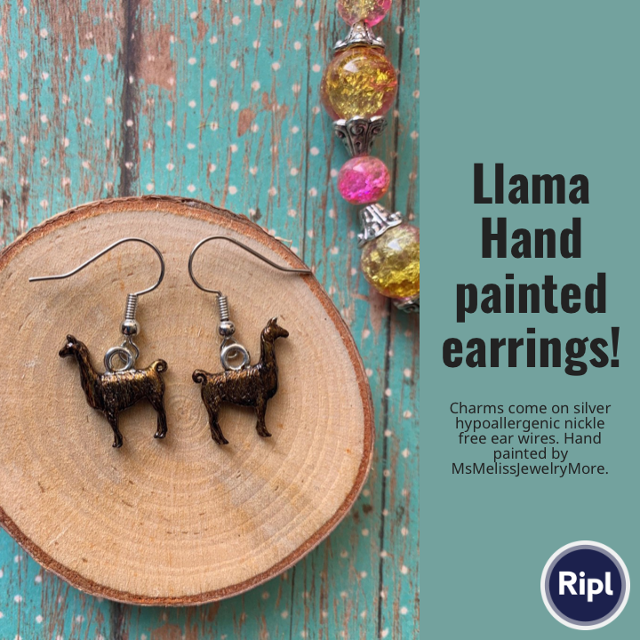 MsMelissJewelry's tweet photo. Peaceful and domesticated, the furry llama makes a wonderful farm animal and an adorable pair of earrings!https://t.co/WpvS2wthVi  #antiques #earrings  #llama #msmelissjewelrymore #etsy#etsyfinds #etsysocial #etsyshop #llamamama #handmade #shopsmall via https://t.co/tjYyvLZGne https://t.co/jSN825m4l6