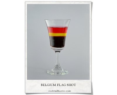Raise your glass to Belgium National Day! Who knew you could drink a flag? cocktailhunter.com/recipe/belgium…  <a href="/bolscocktails/">Bols cocktails</a> #bartending #mixology