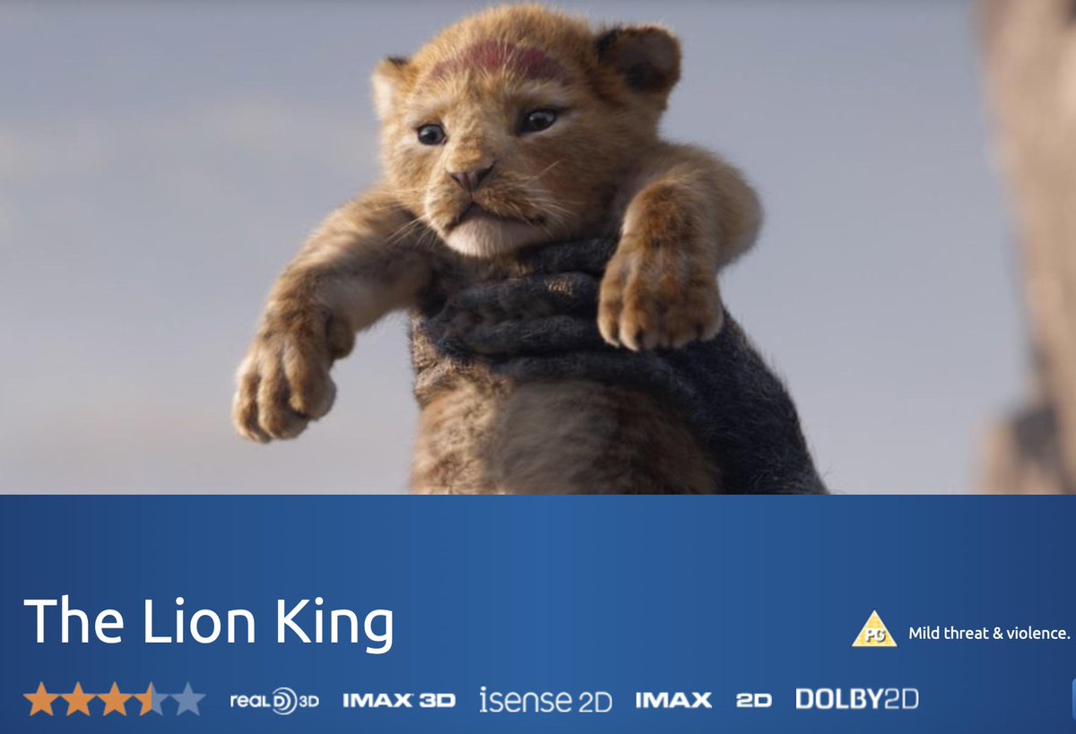 PhillHemsworth's tweet photo. Movie night tonight with @caroleyorks at @ODEONCinemas to see @LionKing2019 #recliners #iluxe #popcorn #cgi2019 https://t.co/Rx1O6Yes6u