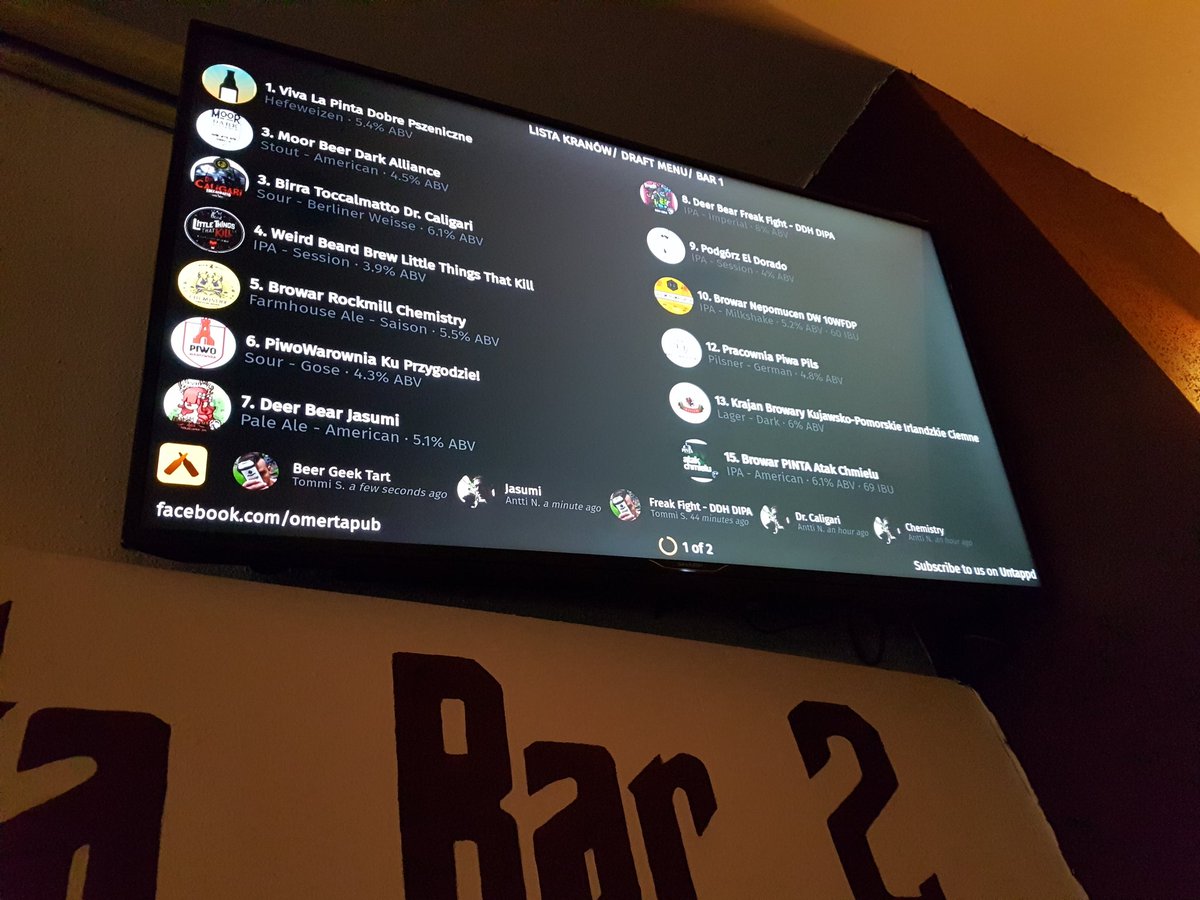brewtacon's tweet photo. #Omertapub on jälleen käyty valloittamassa! #toimistopanimo #puola #vuorienjälkeenkaljaa https://t.co/qBzhnbvzUX