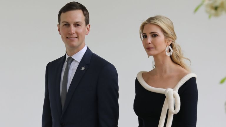 MKRIZSA50's tweet photo. @overallthiscrap when #IvankaJared are elevated, all others in USgovt = afterthoughts. Why would any foreign leader invest in relationships w Pompeo, Bolton, other Cab officials when it is perfectly clear that their influence pales in comparison to the #trumpTRASH family? -1 https://t.co/1o80jVy8yt