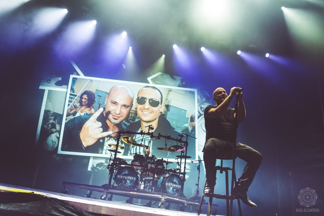 LPLive's tweet photo. From @disturbed:

“Missing our friend a little extra last night.” https://t.co/7t1Rz5PxDC