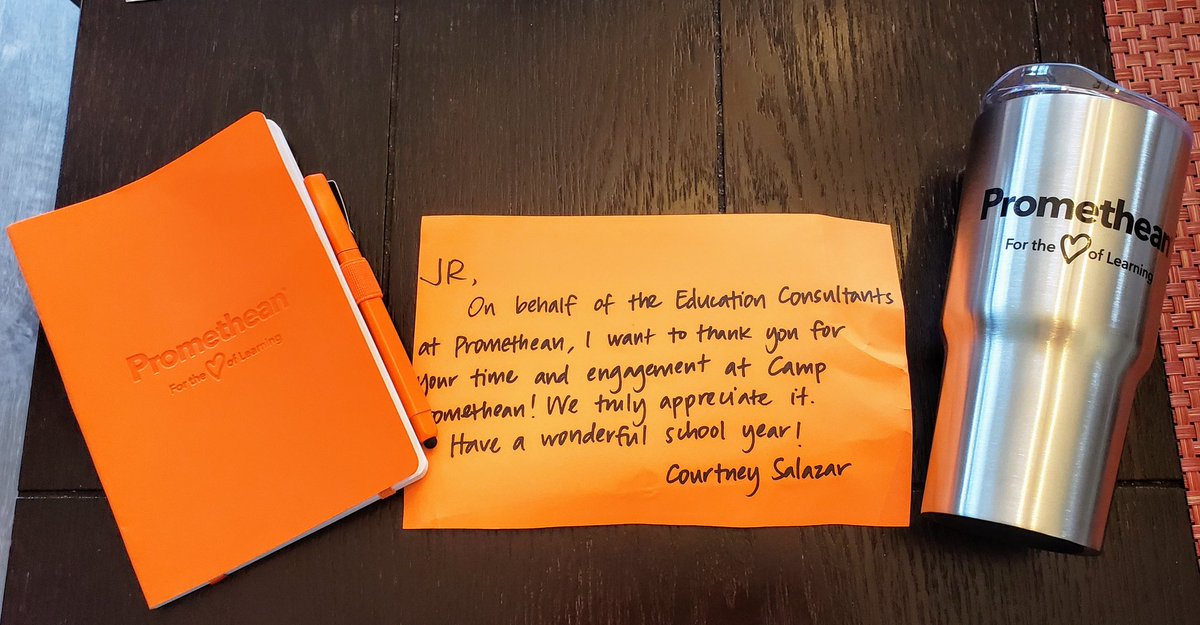 jrpilyih's tweet image. Thanks for the swag @LearnPromethean and the great PD at #camppromethean19. @KatieMarxEC @DanielLauletta @mlfreese7 #classflow