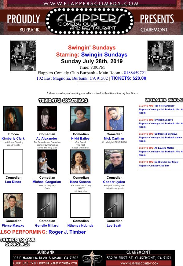 genellemillard's tweet image. I am the microphone 🎤. See me transform into human form one week from today at @FlappersComedy in Burbank. Use this link today to get your tickets for only $5: flapperscomedy.com/site/index.php…