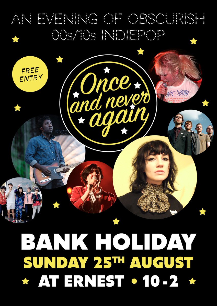 Once_NeverAgain's tweet photo. Poster for our night at @weareernest on August Bank Holiday Sunday, 10pm-2am. Details: https://t.co/JO0LwcDV0X https://t.co/H0QOSVOcRk