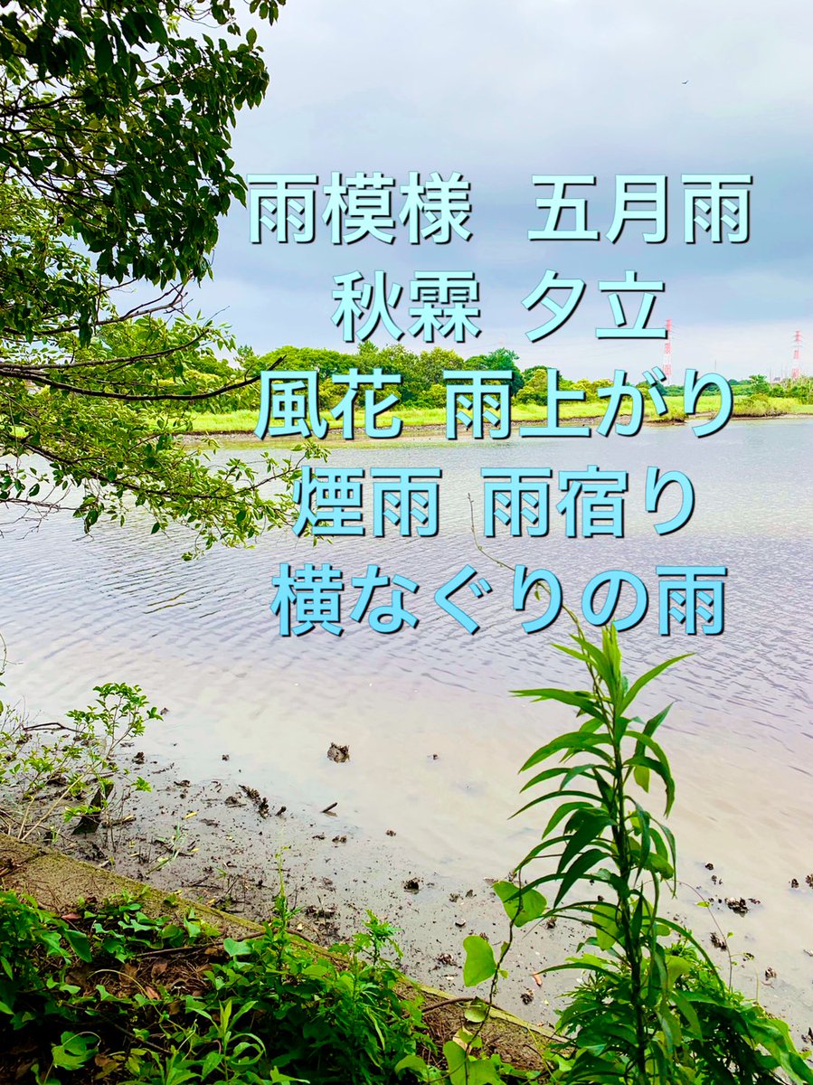 雨のことば辞典