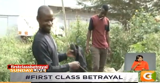 citizentvkenya's tweet photo. Kelvin: I applied for jobs but I didn’t get any. I lived on the streets but other street children would chase one away if you occupy their space. You have got to take care of your cartons
#FirstClassBetrayal
#SundayLive
@KoinangeJeff https://t.co/DNQnCdIIGQ