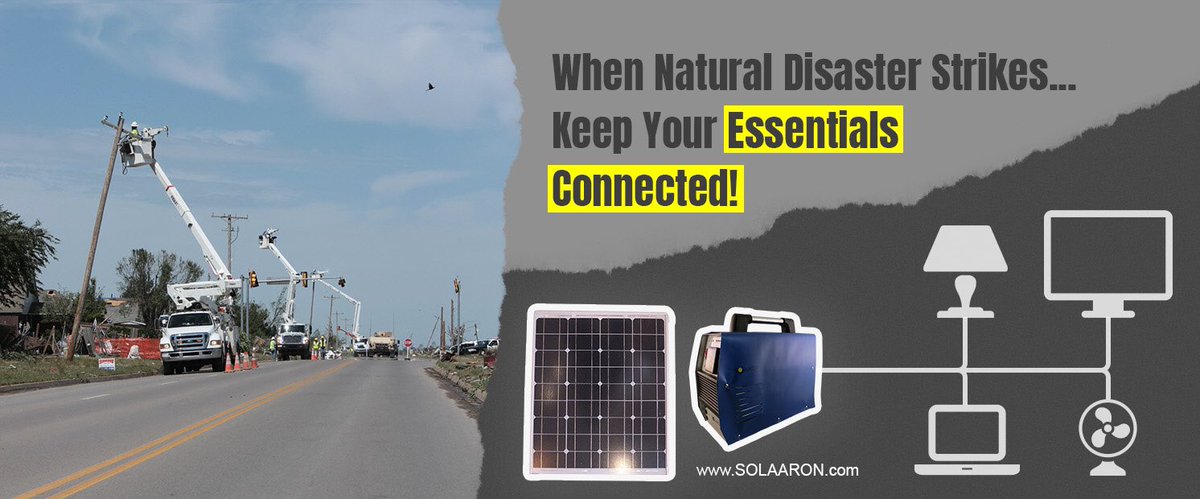 solaaronenergy's tweet photo. Your ‘’Go To” Portable Solar Power Solution When The Grid Goes Down! #SolarGenerators #EmergencySolarPower #NaturalDisaster #PortableRenewableEnergy #SolarLights #SolarFan #SolarRadio #Solaaron https://t.co/SBprn1QHdK