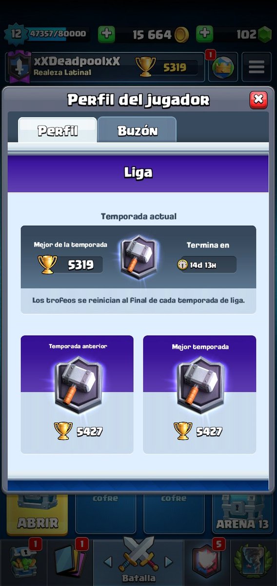 Xxdeadpoolxx8's tweet photo. Despues de 4 mese ya he regresado ESTOY EN BUSCA DE QUIPO COMPETITIVO https://t.co/DONmDzPkwF