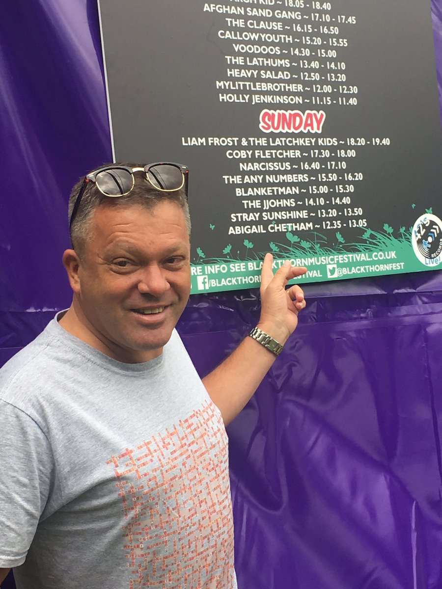 @blacthornfest  Great music fest, really chilled and Abi had a really great reception at the <a href="/42sLive1/">42’s Live</a> stage. Hope yesterday was brill for <a href="/arghkid/">Scotty</a> <a href="/The_Maitlands/">The Maitlands</a> <a href="/Callow_Youth/">Callow Youth</a> . Keepin it real and tellin life as it is: ❤️