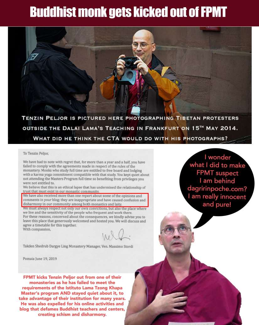 snowIiens's tweet photo. What was the real reason #PeljorTenzin was expelled from #FPMT?

#Traitor #Tibet #Tibetans #FreeTibet #defamationcase #DalaiLama #LamaZopaRinpoche https://t.co/BCrmJ7mI0c