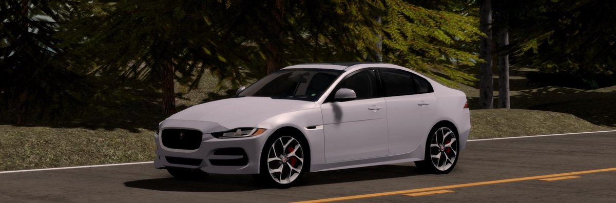 The sports saloon redefined. 
#Jaguar #XE #RobloxDev