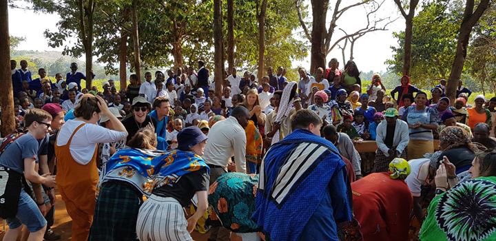 Inspire_W_W's tweet photo. The Gendi community pulling out all the stops to welcome the @BohuntWorthing team- first year of their link with @LTTtweets https://t.co/DS4dHcjuzJ