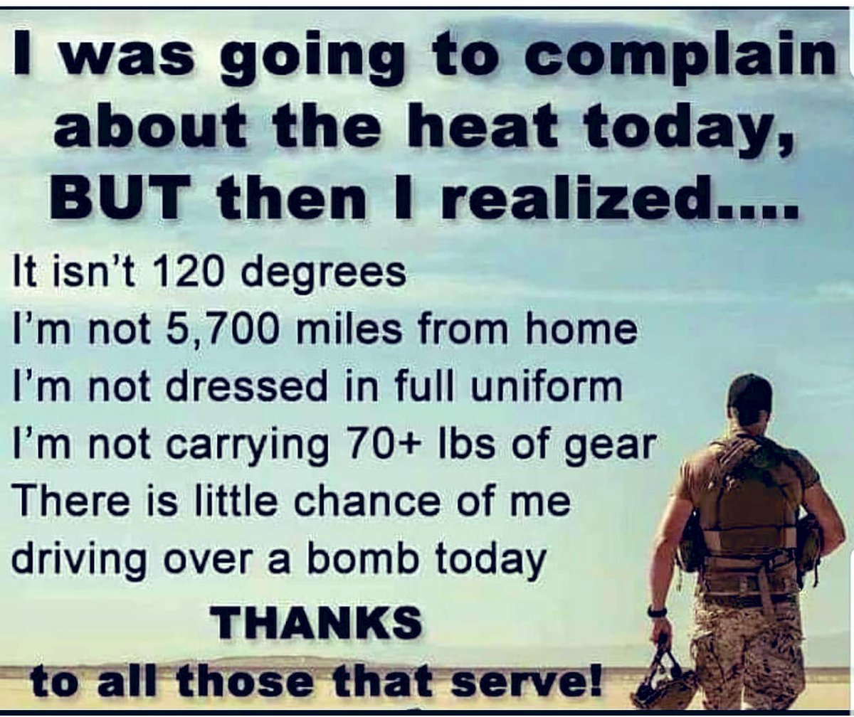 YEP!!! Better appreciate and RESPECT what these men and women do EVERYDAY so that WE can live free!!! #ThankYou 🙏🏻❤️💙🇺🇸💪🏻