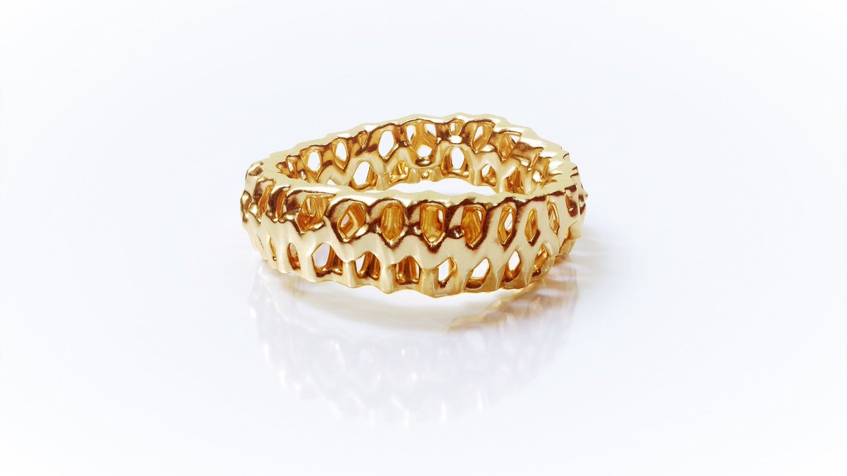 OfficialDevsurf's tweet photo. Gold coral helix ring

#metalic #cinema4d #octanerender #octane #3dart #octaneaddicts #cinema4dartist #design #designinspiration #3dartwork #3drender #digartshare #3d #vfx #mdcommunity #3dtechlation #maxon #cgi #c4d #devsurf #crystal #gold #ring #jewelry #lattice #elegant #metal https://t.co/stGLAh9Vur