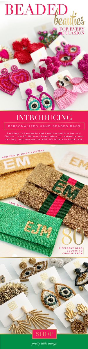 EmilyMcCarthyCo's tweet photo. Beaded beauties for every occasion! - https://t.co/Vf7CYdmZwT https://t.co/RrFJ4tPx85
