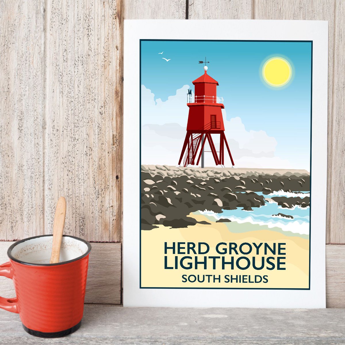 TabithaMaryUK's tweet photo. The Groyne, South Shields print

#HerdGroyne can be found in #SouthShields, a coastal town situated at the mouth of the #RiverTyne downstream from #NewcastleUponTyne. 

https://t.co/aTOq51EVLk

#Print #TheGroyne #Lighthouse #travelposter #landmark #railwayposter #Newcastle https://t.co/BLzBhv92fB