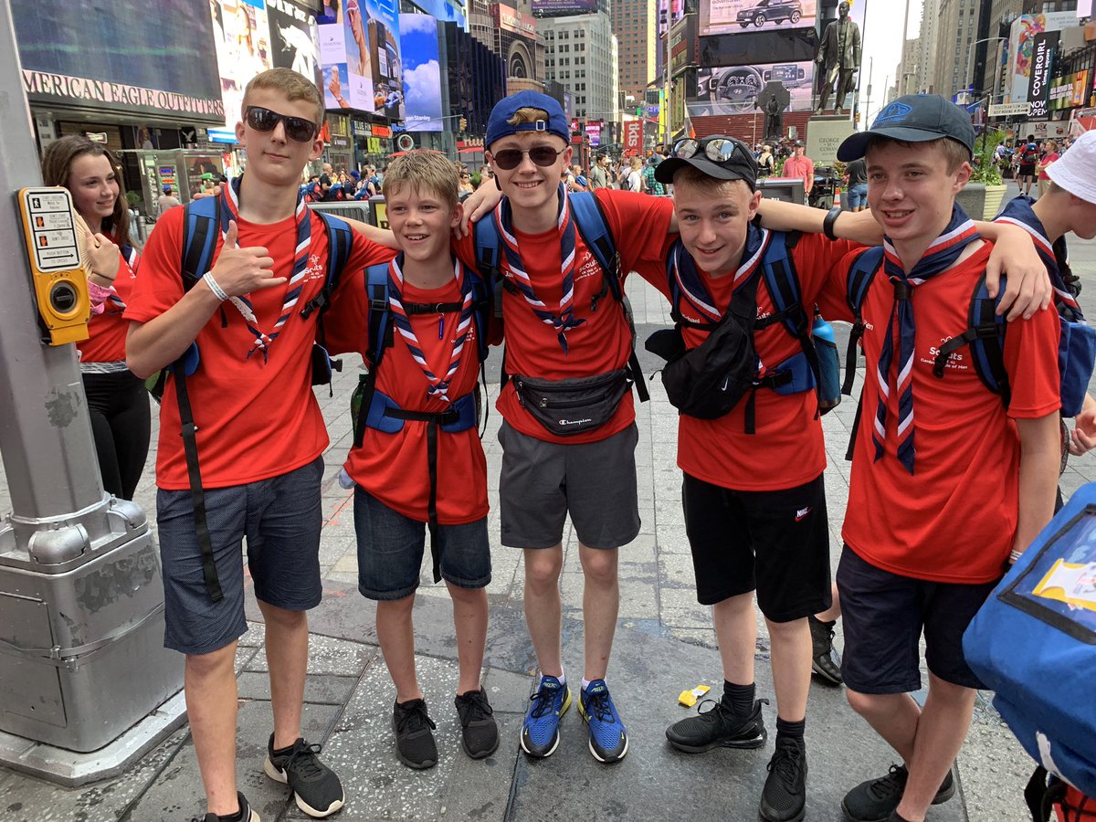 unit48wsj's tweet photo. We’re busy exploring New York City. Times Square, Rockefeller Centre, Grand Centrak Station, 911 memorial and now the Staten Island Ferry to see some sights. Grumpy patrol also took a few moments to sample the best pizza on earth. #CumbriaScouts #wsj2019 https://t.co/SyjmzrdFbr