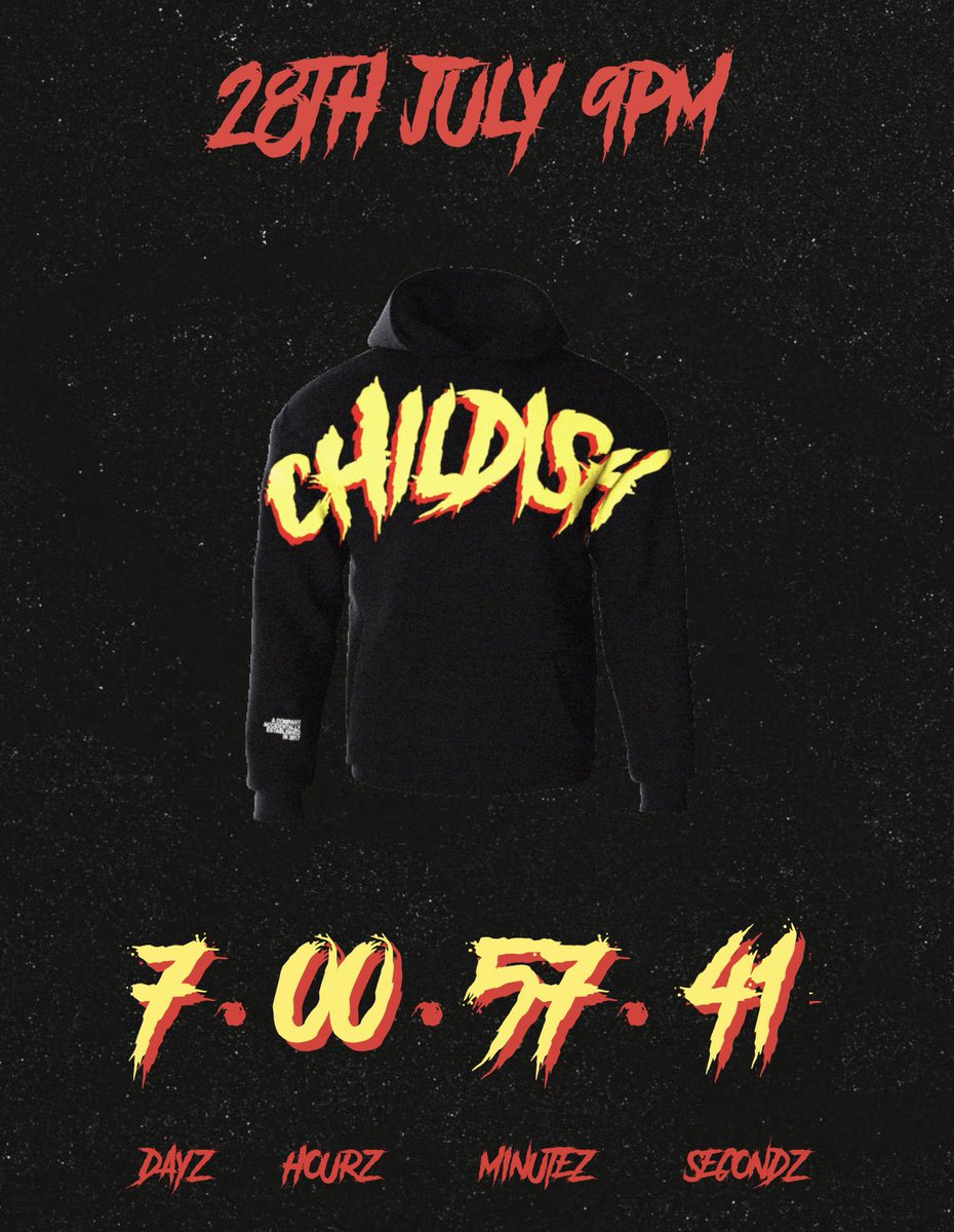 Come on, tell me who’s copping the hoodie in 7 days then..
