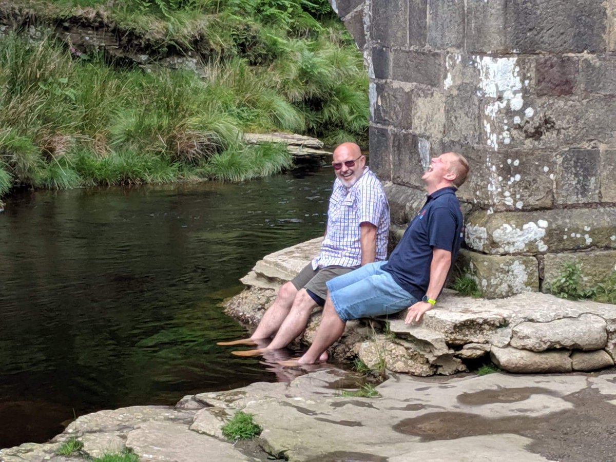 MRJJ82's tweet photo. Love this photo from today's walk around Derwent.
Dipping my toes....It's a bit cold π₯Άπ²π Photo Credit - @PaulRob82923735
#StammerStriders #StammaStriders #Stamma #Stammer #Stammering #StammeringAwarness https://t.co/xqPOHInOk1