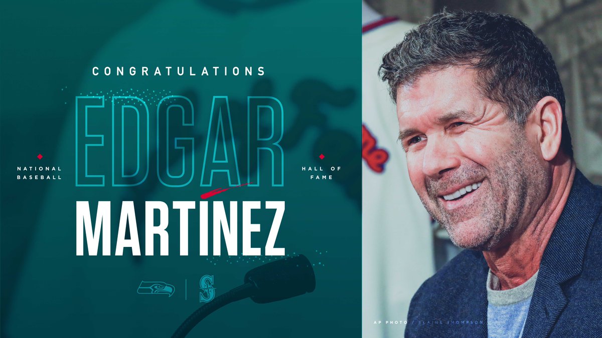 Earned his rightful place in Cooperstown.

Congratulations to a Seattle legend! ⚾️

#EdgarHOF | #SeattleLove