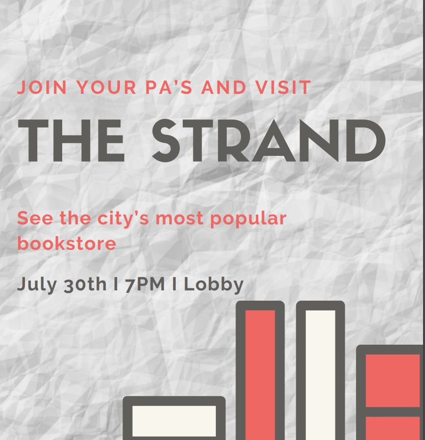 NYUPalladium's tweet photo. Looking for a summer read? Then go on a trip to the historic and family-owned Strand Bookstore, featuring 18 MILES of books. No worries... if you aren't an avid reader, there are lots of other great collectables for you to enjoy. MEETING TIME: 7:00pm https://t.co/OyZlT5UES8