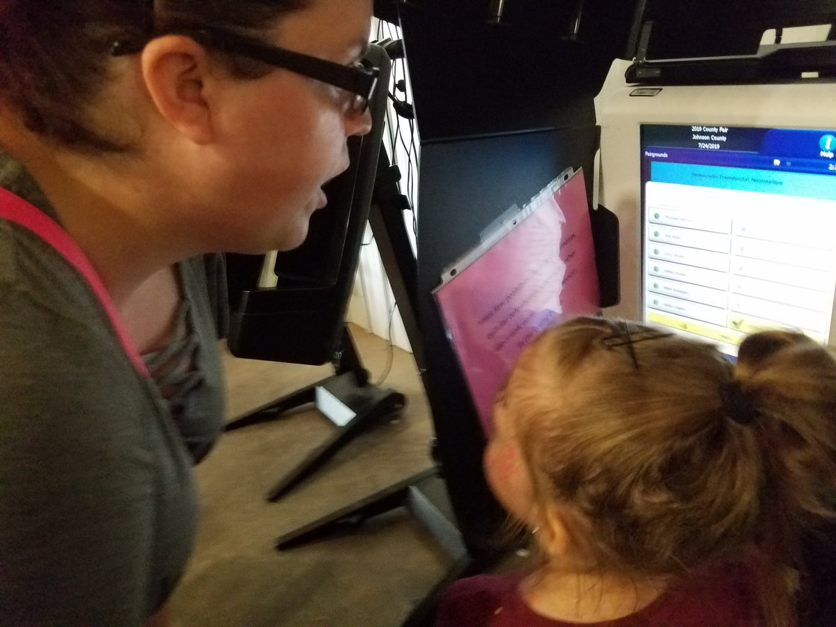 jcauditor's tweet photo. The journey of a young voter: in photos.

Our #JohnsonCountyFair mock election is open to ALL ages! Come vote for presidents and pigs! 🐷 https://t.co/Y66mCudZnN