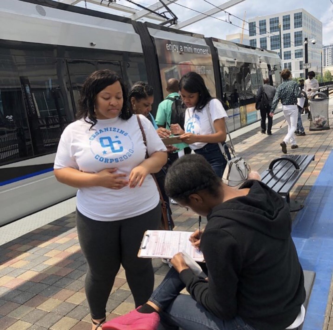 orgcorps2020's tweet photo. Our second Day of Action was a success! Corps members registered hundreds of voters, recruited dozens volunteers, and built relationships in their communities. Check out highlights from yesterday! #oc2020 https://t.co/wmCmS80AYs
