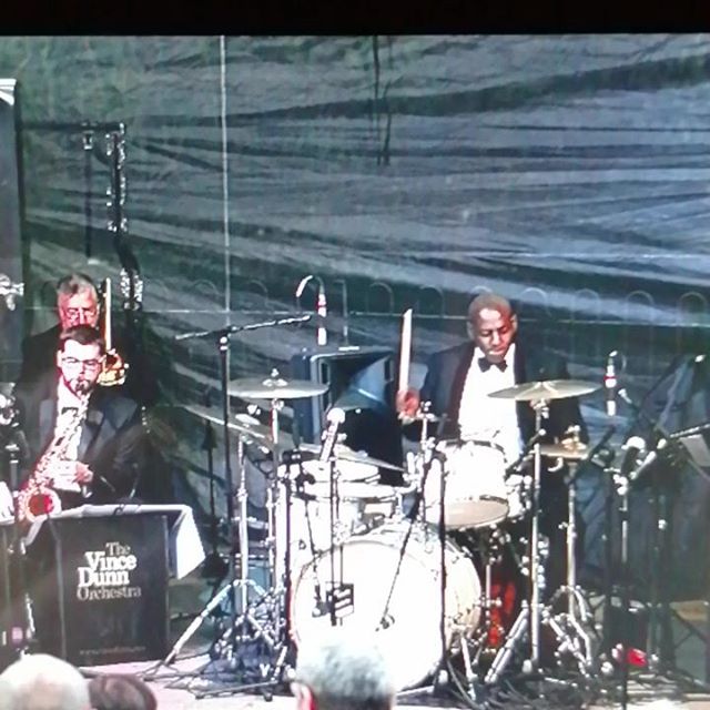 Vince Dunn on drums at the Big Band Fever concert in Church House Gardens, Bromley.
.
.
.
#SummerConcerts
#vincedunnorchestra
#whatsonbromley #livemusic #liveorchestra