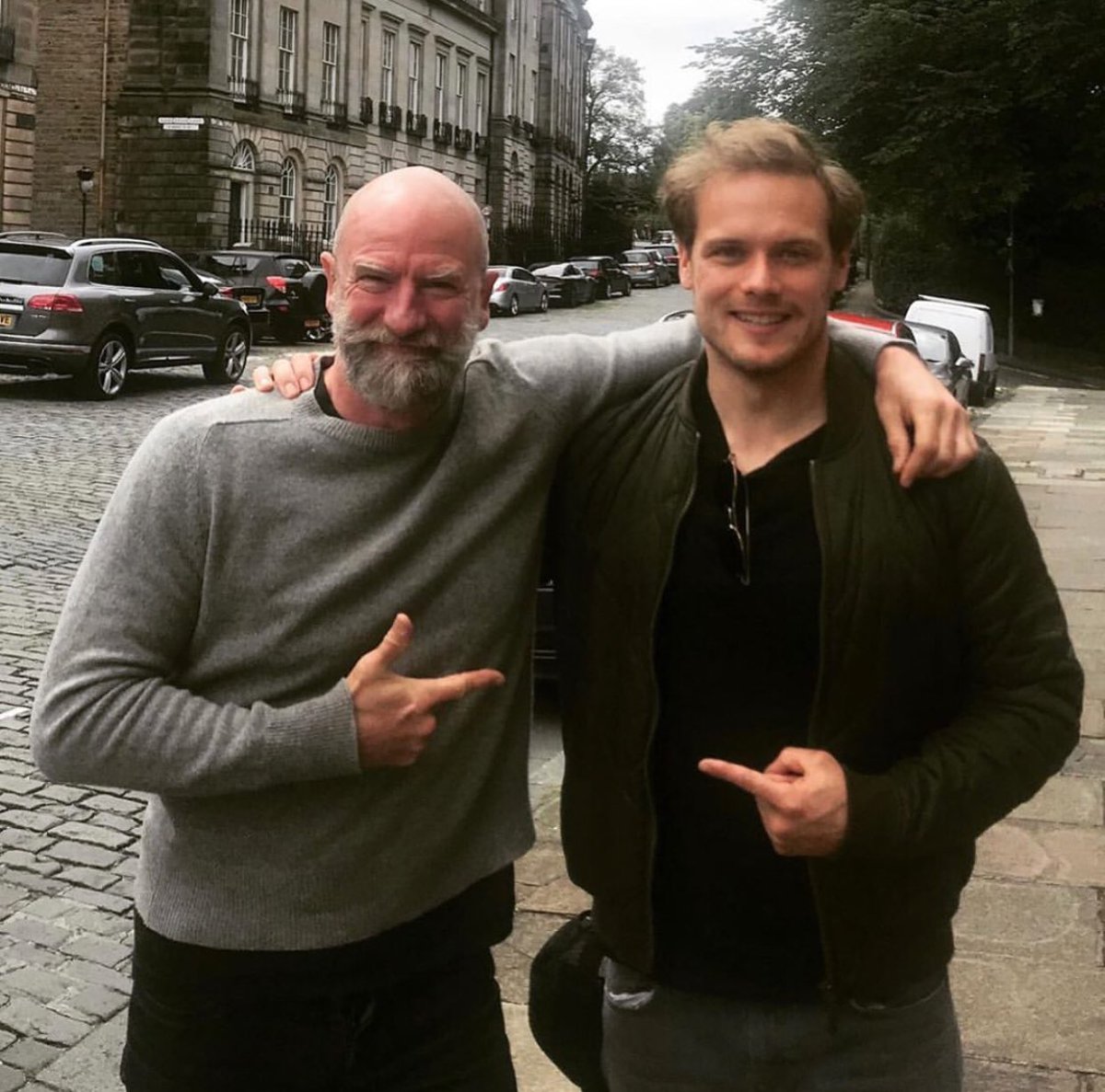 In_Hollywood_'s tweet photo. Sassenachs, it‘s time for #podcast with @grahammctavish &amp; @samheughan in @clanlands , who is ready to Joint them ??????? 🥳🥳🥳🥳🗣🎤📻#podcastclanlands #clanlands #grahammctavish #samheughan #outlanderargentina #outlander_cso #outlanderseason5 #outlanderstarz #outlanderamerica https://t.co/e4Bvhy3zZN