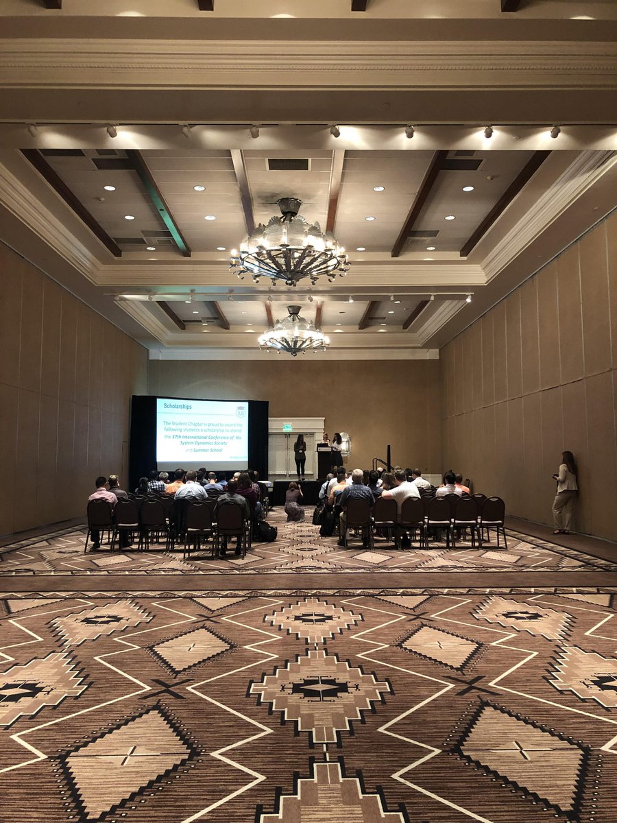 It has been an inspiring day learning how to further develop system dynamic skills from seasoned modelers at the #ISDC19. A special shout out to my colleague and System Dynamics Colloquium Co-Chair <a href="/jennjohnn/">Jennifer Johnson</a> for the organizing the chance to receive valuable feedback!