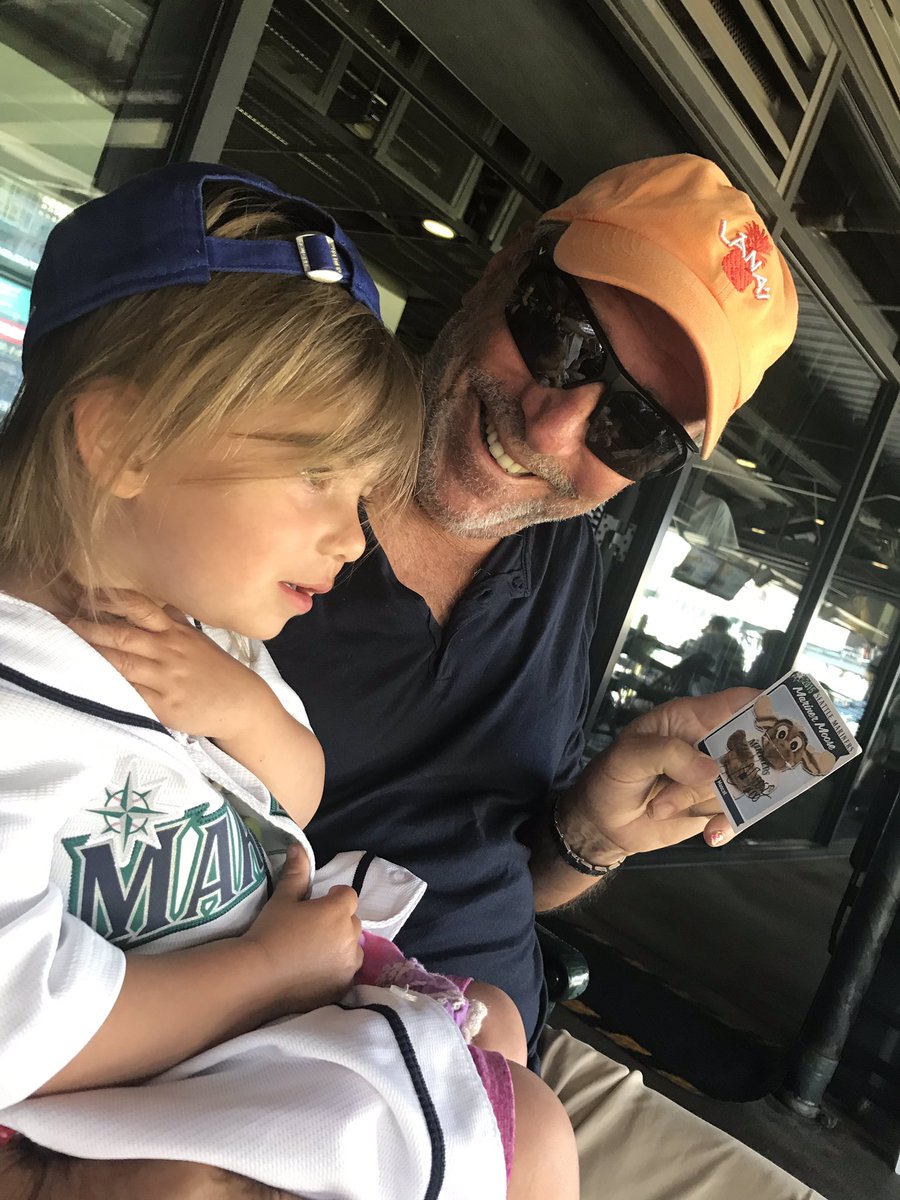 seabecs's tweet photo. Hanging with Gramps, Waiting for my favorite player....#GoMariners #TrueToTheBlue #tmobilepark https://t.co/7vZUEMc6MZ