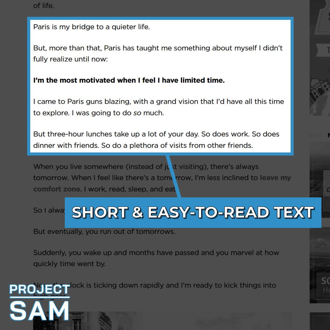 mrprojectsam's tweet photo. Short paragraphs, easy-to-read font and bold text formatting; #NomadicMatt makes it easy for his audience to read his #blog.

#blogger #blogging #bloggingtips #bloggerlife #digitalmarketing #internetmarketing #contentcreation #contentstrategy #businesstips #businessstrategy https://t.co/6GZEBUSSrc