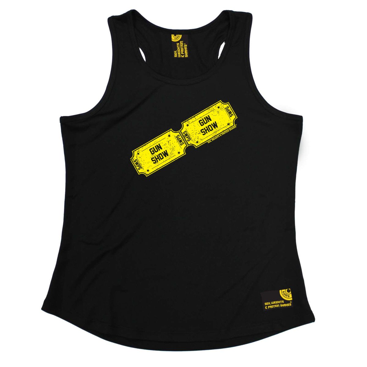 SWPSApparel's tweet image. Sex Weights and Protein Shakes Womens Gym Bodybuilding Vest - Gun Show Tickets - Dry Fit Performance Vest Singlet #fitness #gym
£9.49
➤ tinyurl.com/yxl3jgak