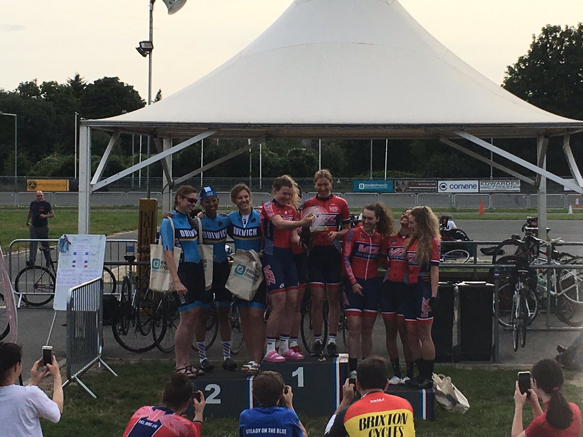 Paragonette's tweet photo. Well done ladies - second place at the team champs today! Fab work! @CharlyCycles @CtrlAltDalila https://t.co/pWRUnehAAD