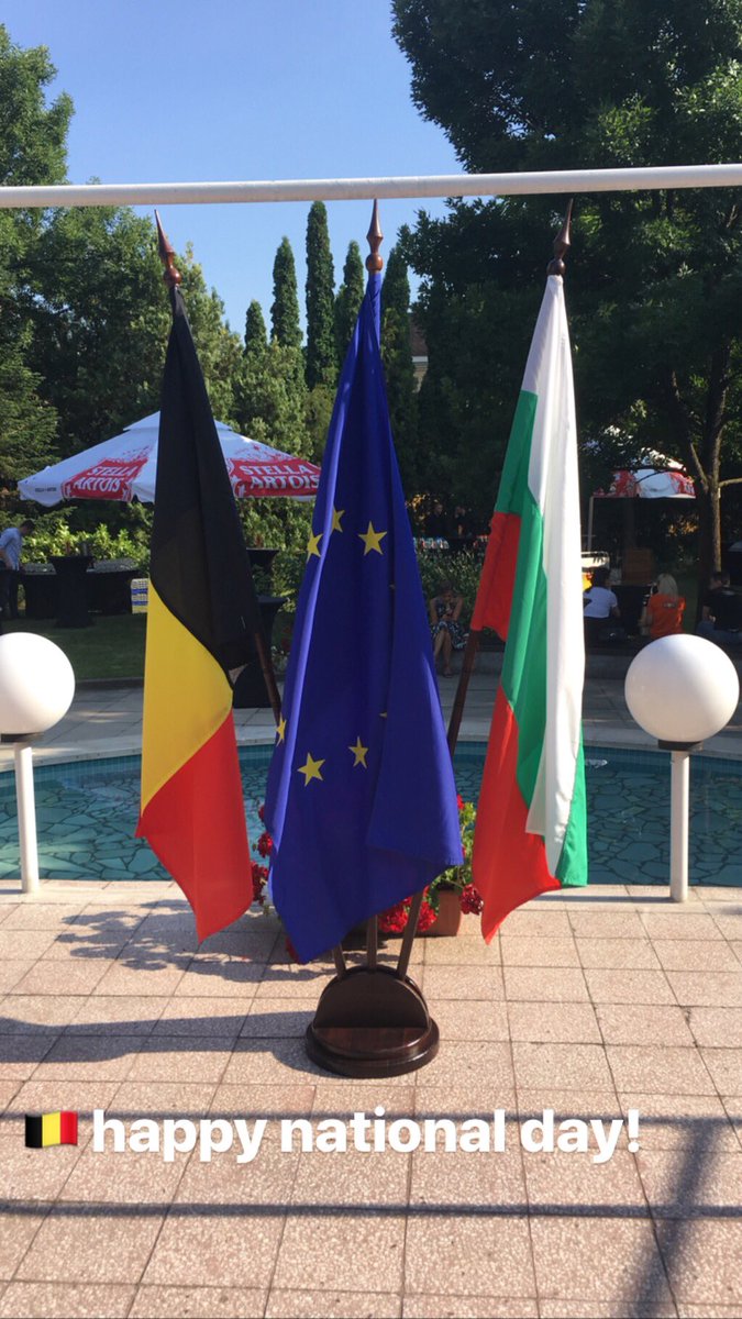 AnneDefourny's tweet photo. Happy national day #belgium in #bulgaria #belgiumnationalday ! https://t.co/X12p9ay5g7