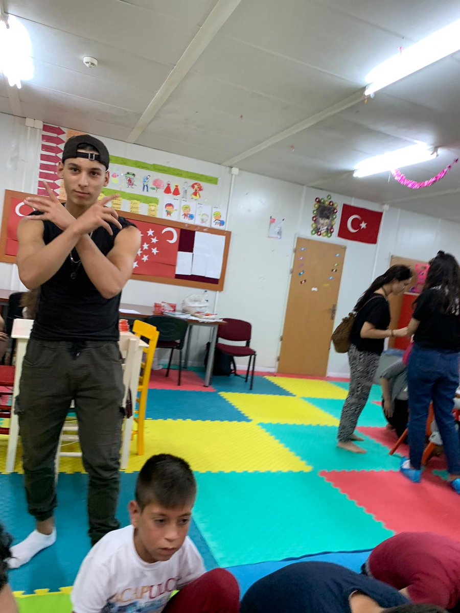 STUDENTYOUTH06's tweet photo. Pictures of activities with children in the refugee camp @ulusalajans @Shahed_witness @angelina_vl @alikirmitt https://t.co/vVH2ZVHkcC