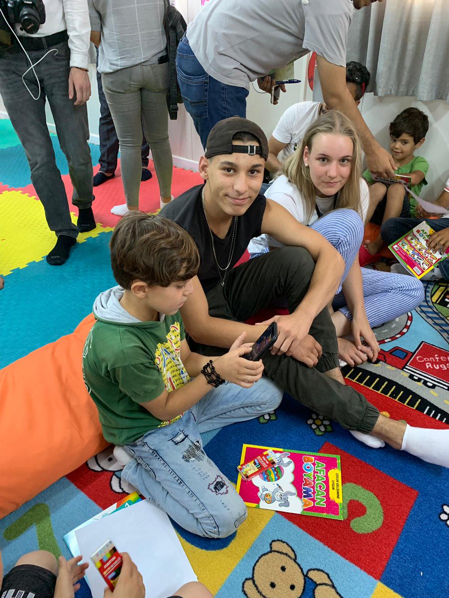 STUDENTYOUTH06's tweet photo. Pictures of activities with children in the refugee camp @ulusalajans @Shahed_witness @angelina_vl @alikirmitt https://t.co/vVH2ZVHkcC