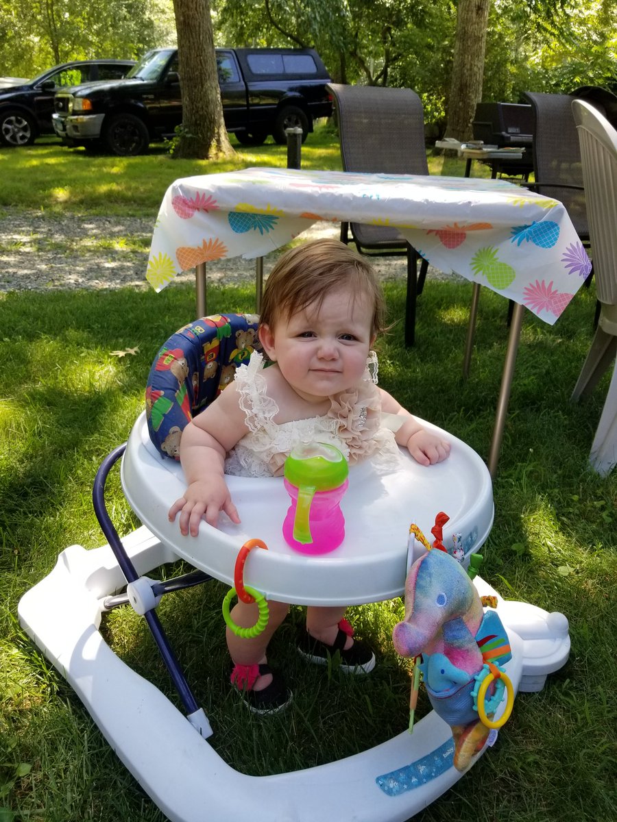 rfduval96's tweet photo. It is hard to believe our #MayaRose is one year old. Where does the time go? #GrandPa https://t.co/yxvTwyQf4J