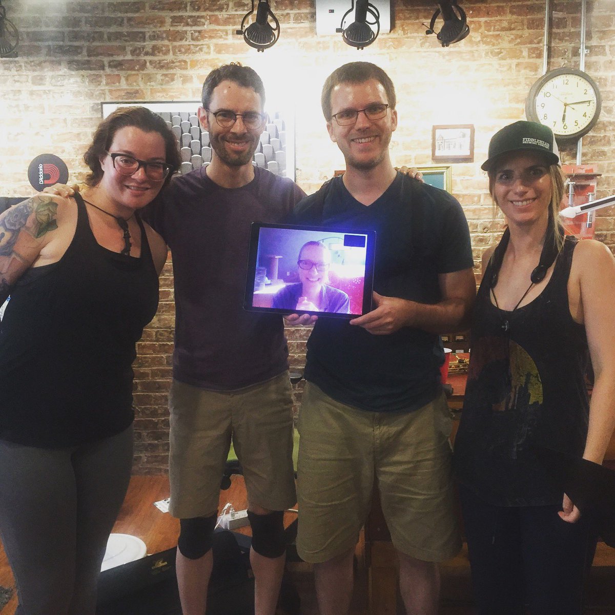 Great video chat yesterday with @abkirsten as we learn her first sax quartet “avalanche lily”! Huge thanks to <a href="/CMA_Tweets/">Chamber Music America</a> for their support. Premiere will be Sept 12, 8:30pm at Tenri Cultural Institute, see you there! #goprojectsgo #newmusic #saxquartet